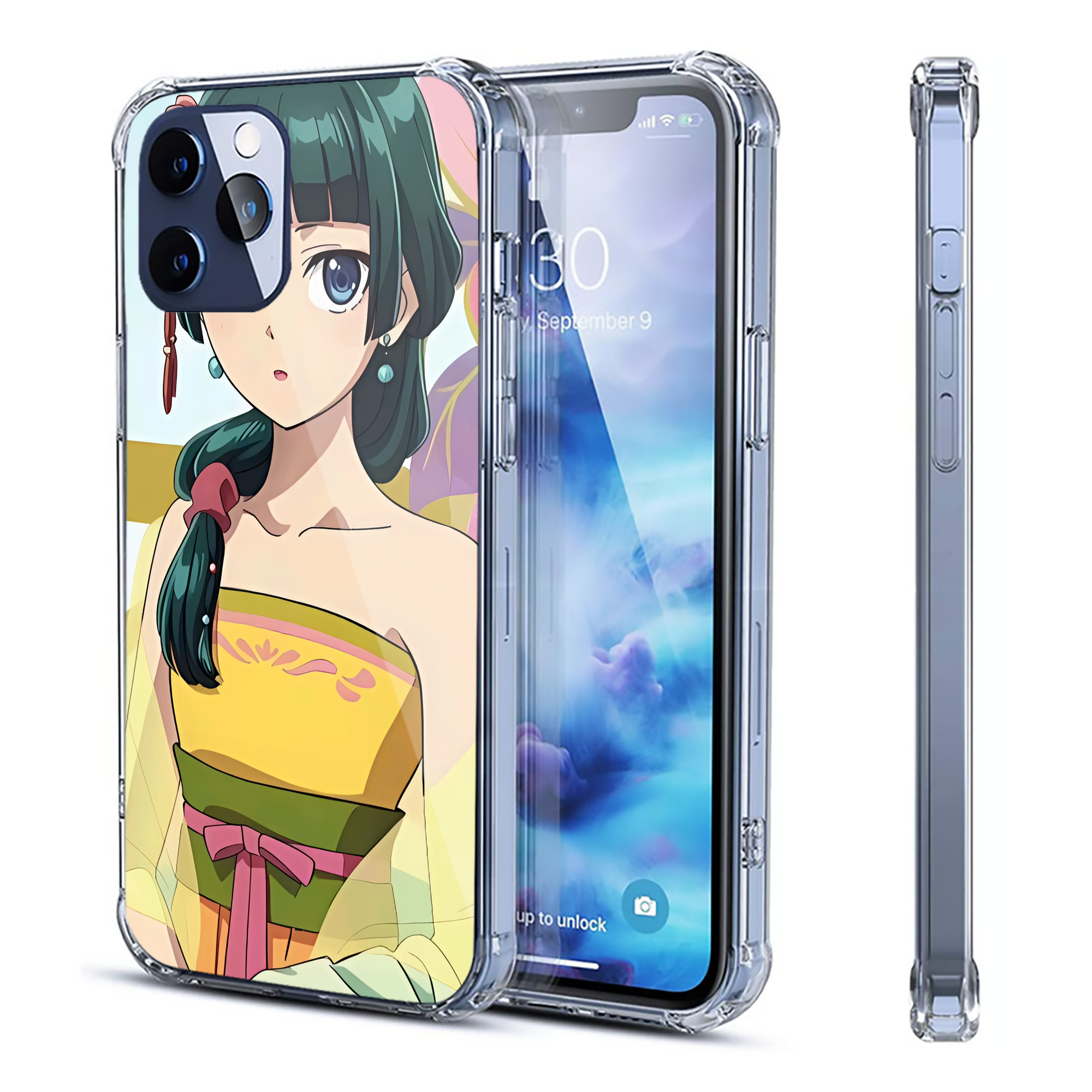 （画像用） 薬屋のひとりごと The Apothecary Diaries 【iPhone 12シリーズ対応】透明スマホケース（クリアソフトケース）